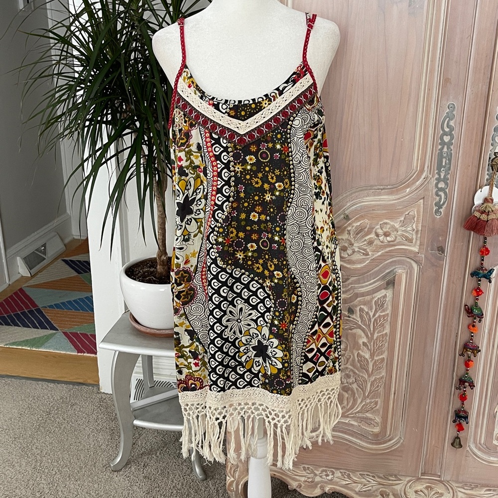 🤑 Band of Gypsies Cotton Slip On Dress
